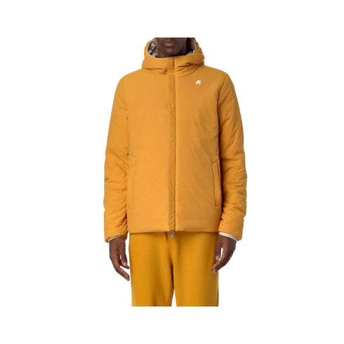 KWAY Giacca imbottita Giubbotto Uomo modello Jack corto Brown navy A24 - KWAYK6128VW - AR1 - L - Francavilla Moda